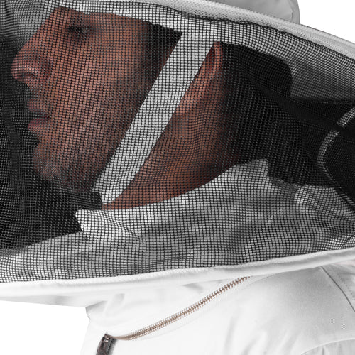 Beekeeping Bee Full Suit Standard Cotton With Round Head Veil M
