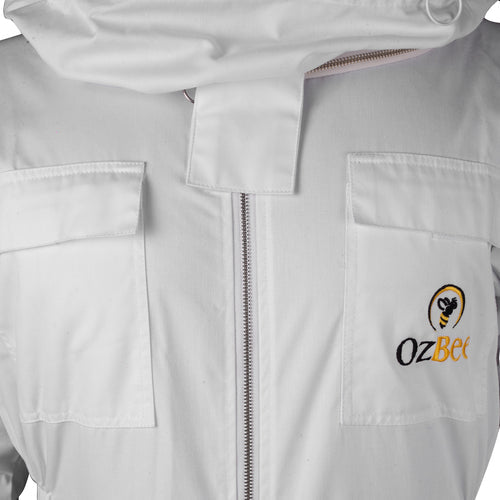 Beekeeping Bee Full Suit Standard Cotton With Round Head Veil XL