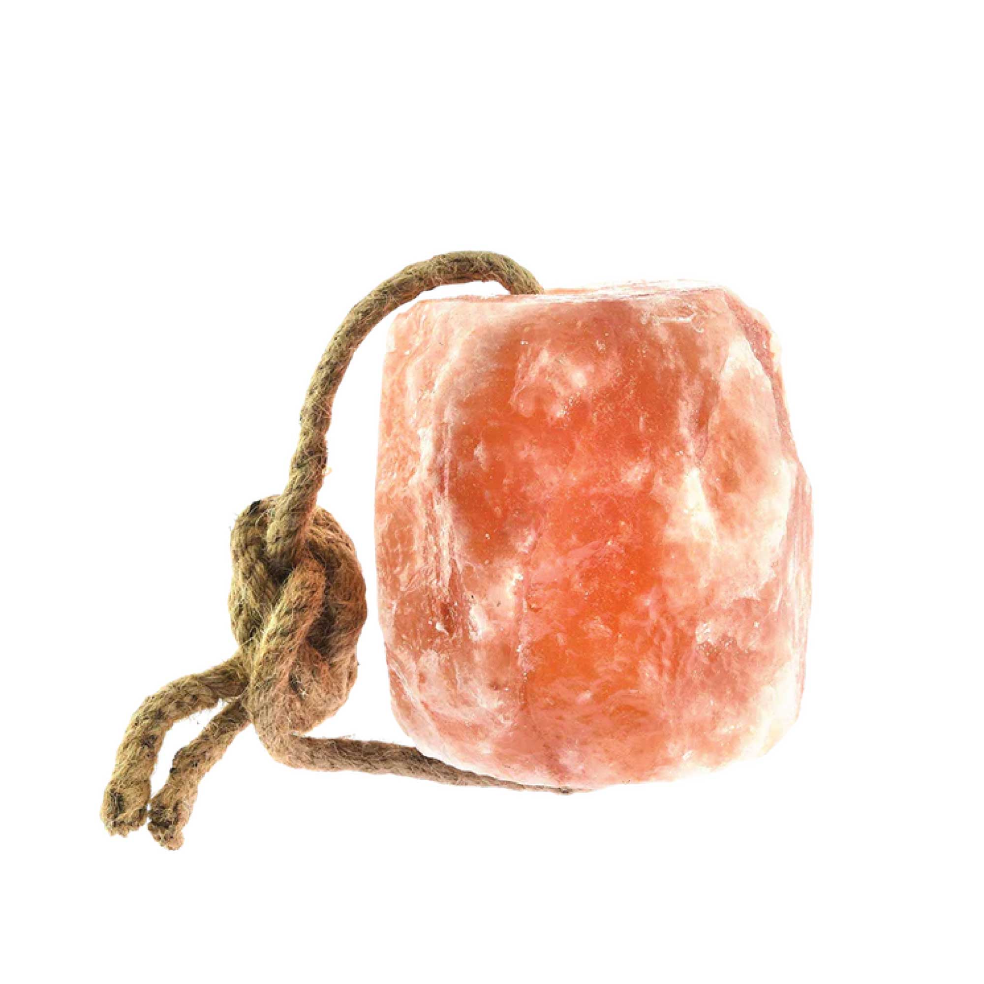 Himalayan Pink Salt Lick Rock For Animals and Livestock With Hanging