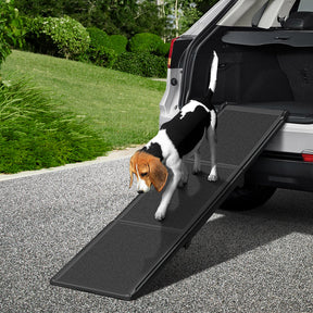 i.Pet Dog Pet Ramp Car Stairs Steps Travel Ladder Foldable Adjustable Portable