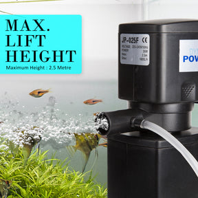 Dynamic Power Aquarium Submersible Filter 1600L/H 35W 2.5m Pond Pump