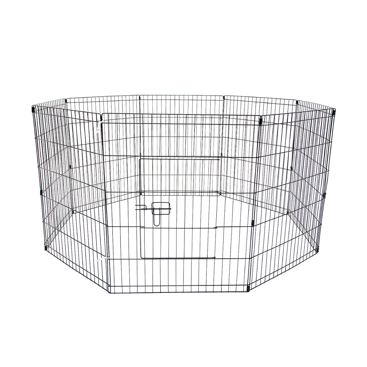 Paw Mate Pet Playpen 8 Panel 24in Foldable Dog Exercise Enclosure Fence Cage