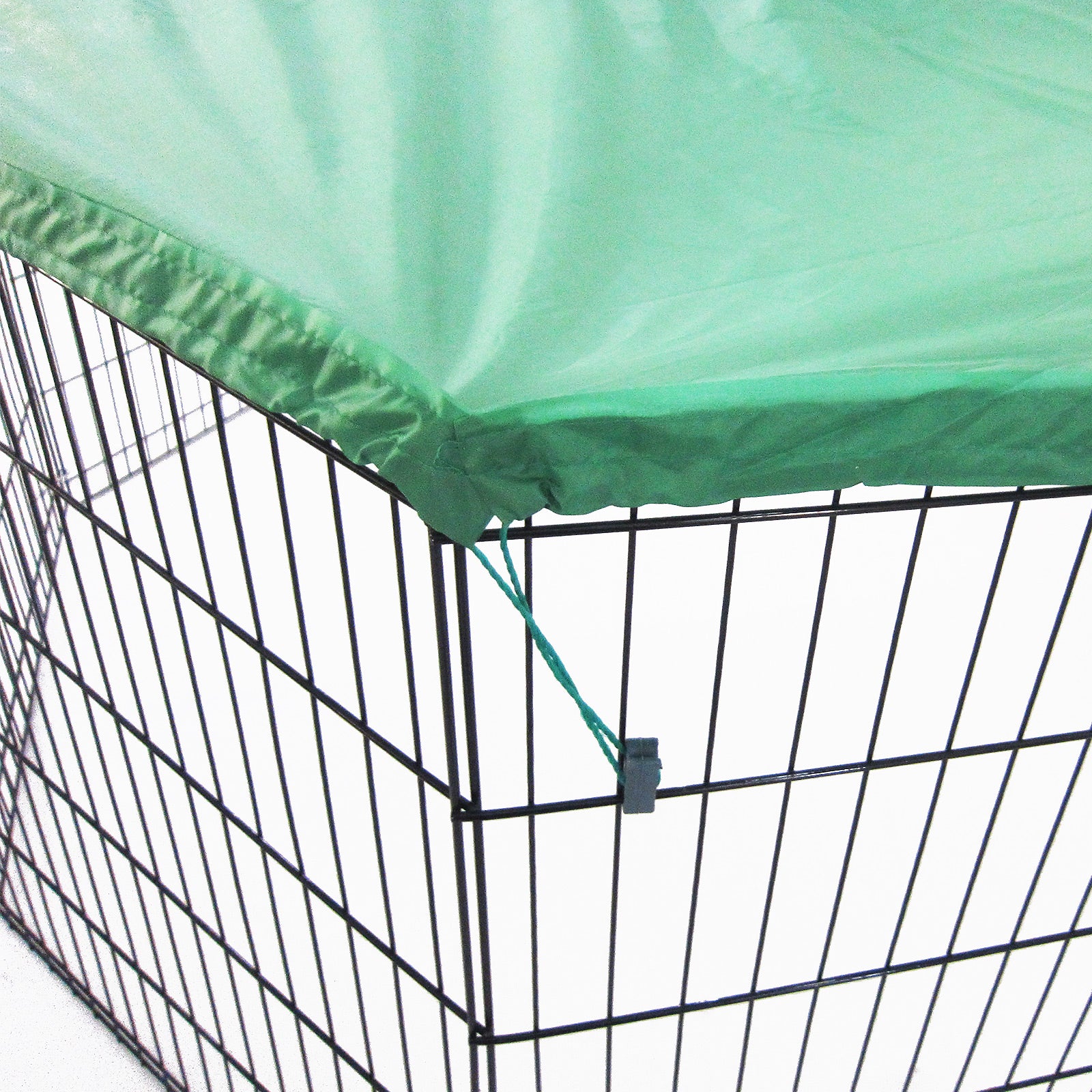 Paw Mate Green Net Cover for Pet Playpen 36in Dog Exercise Enclosure Fence Cage