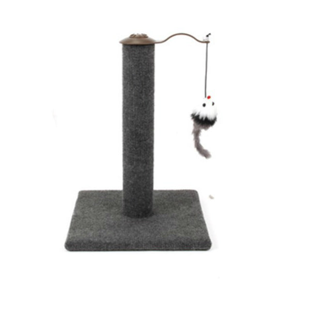 YES4PETS Cat Kitten Single Scratching Post with Toy-Grey
