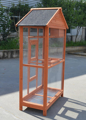YES4PETS Wooden XXL Pet Cages Aviary Carrier Travel Canary Parrot Bird Cage