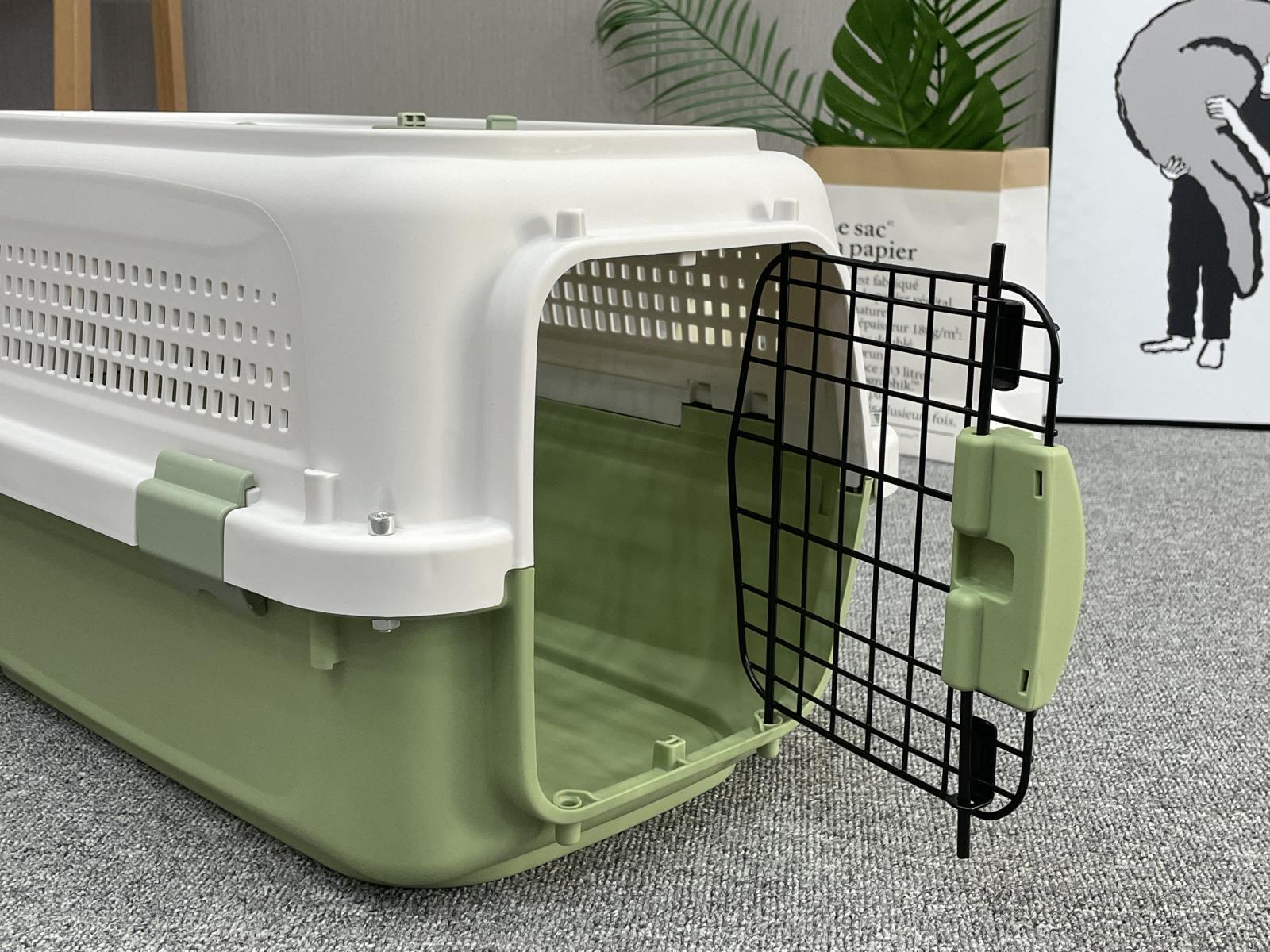 YES4PETS Medium Dog Cat Rabbit Crate Pet Kitten Carrier Parrot Cage Green