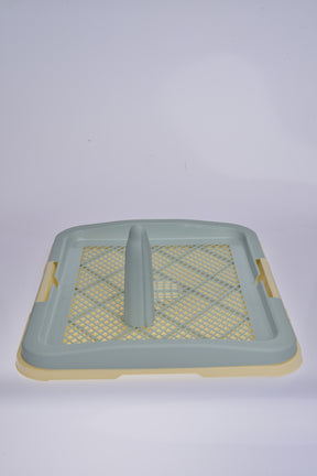 YES4PETS Large Portable Dog Potty Training Tray Pet Puppy Toilet Trays Loo Pad Mat Blue