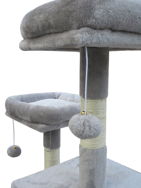 YES4PETS Large Cat Scratching Post Tree Scratcher Pole-Little Grey