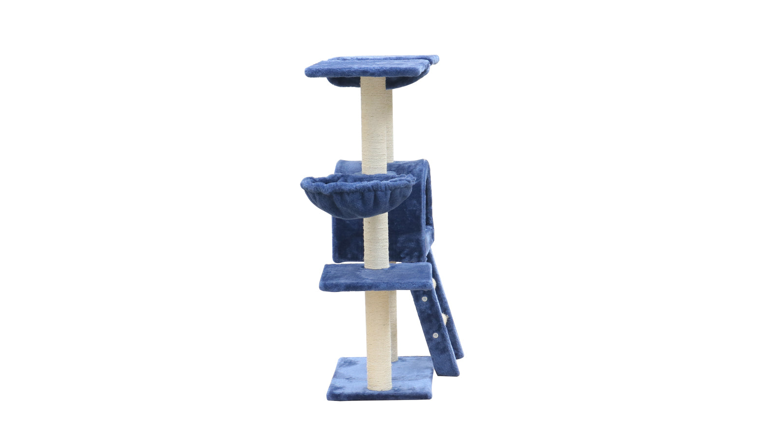 YES4PETS 100 cm Blue Cat Scratching Post Tree  Scratcher House