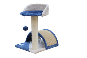 YES4PETS 50 cm Cat Scratching Post Tree Scratching Pole Climbing Post-Blue