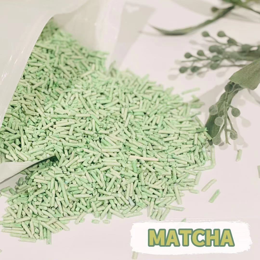 YES4PETS Matcha 16KG Biodegradable Flushable Clumping Cat Tofu Eco Litter