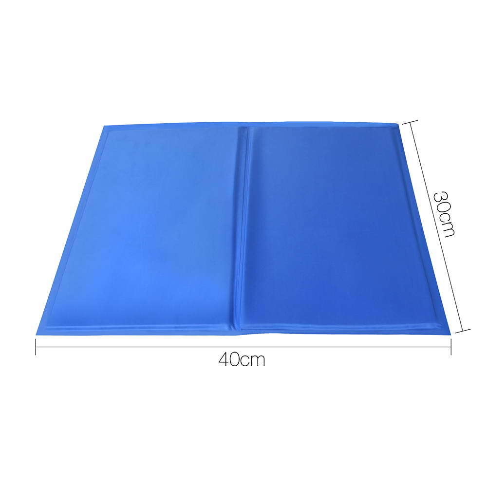 YES4PETS Small Pet Cool Gel Mat Dog Cat Bed Non-Toxic Cooling Dog Summer Pad 30 x 40 cm