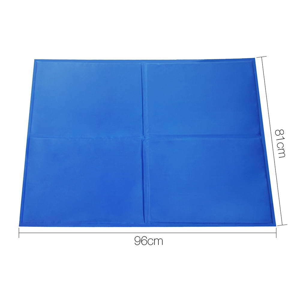 YES4PETS XXL Pet Cool Gel Mat Dog Cat Bed Non-Toxic Cooling Dog Summer Pad 80 x 95 cm