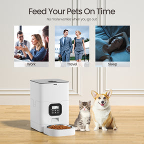 YES4PETS 6L Automatic Digital Pet Dog Cat Feeder Food Bowl Dispenser