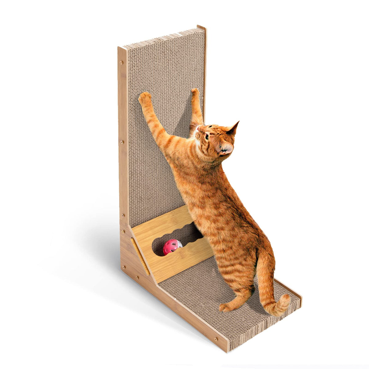 Cat Scratcher Pad L Shape Scratching Board Post Cardboard Cat Scratcher Indoor Kitten Scratch
