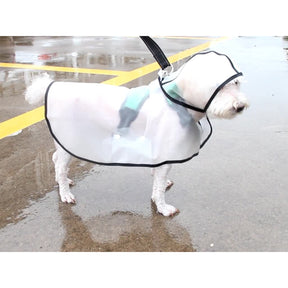Pawfriends TPU Transparent Pet Cape Raincoat Large Dog Teddy Fadou Koki Dog Clothing