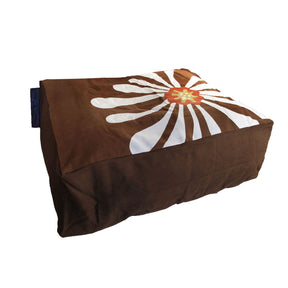 Heavy Duty Pure Cotton Pet Dog Bed Cover Small Coffee
