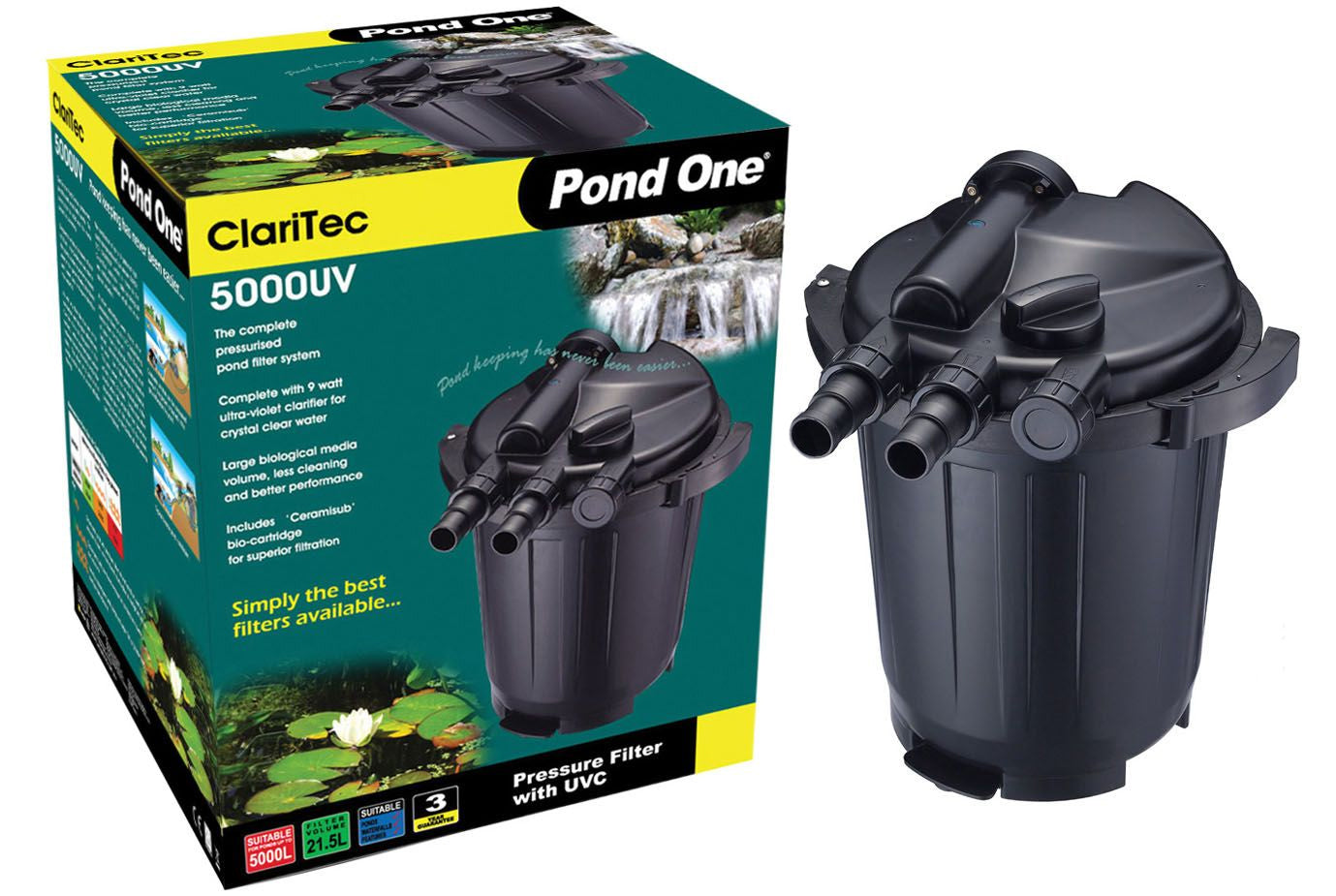 Pond One Claritec 5000UV Pressure Filter