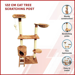 122 cm Cat tree Scratching Post